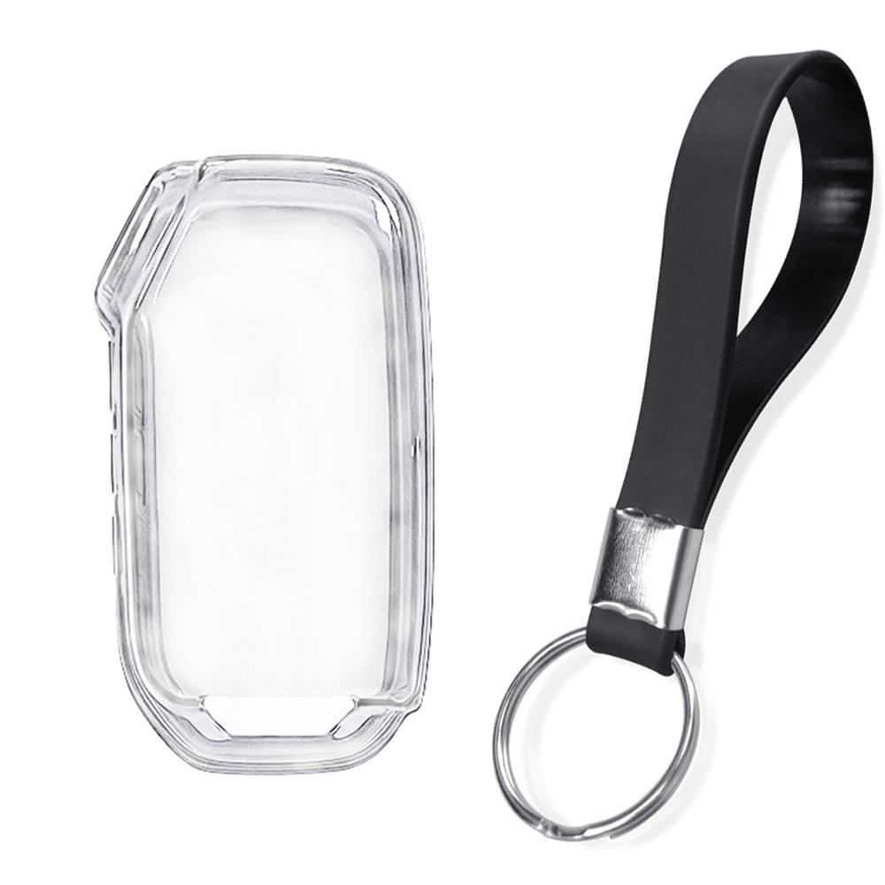 For Kia K5 Proceed Ceed Niro Sportage Xceed Seltos - Transparent Tpu Flip Folding Remote Key Case Keychain Car Key Cover