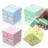 Magic Puzzle Cube Anti Stress Relief Toys for Adults Infinite Flip Funny Cube Sensory Toys for Children Special Needs Xmas Gifts