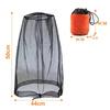 Mosquito Head Net Fine Mesh Face Netting with Drawstring for Hat Breathable Men Women Protection from Midges Insects Gnats