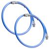 Set of 2 Industrial Grease Guns Hose 10000PSI Oil Resistant Heavy Duty Replacement Part For Pneumatic Equipment Tool