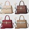 Minimalist Pu Handbag For Women With Zipper Closure And Inner Pockets For Daily Use