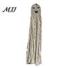 Handmade Cotton Rope Ornament Ghost Hanging for Halloween, Indoor Outdoor Unique Halloween Gift Friends Pendent Front Door Window Wall Yard