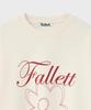 FALLETT Flower Drawing Sweatshirt Ivory