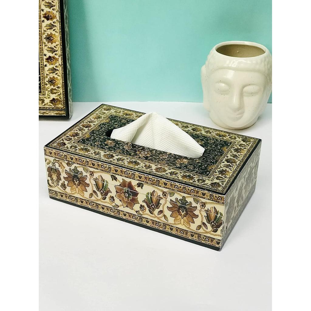 Салфетница из МДФ, Tissue Box for Table in MDF (23 x 14 x 8 cm, Jamawar),  Duli