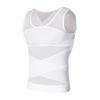 Men Slimming Vest Body Shaper Waist Trainer Sleeveless Thin High Elasticity Mesh Corset Tank Top Undershirt Abdomen Shapewear Fat Burn Fitness Top