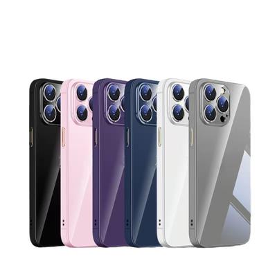 Geeignet für iPhone 15 Gehärtetes Glas Handyhülle, Apple 14PROMAX Metalllinse 13 Original Kamera Sensor Schutzhülle