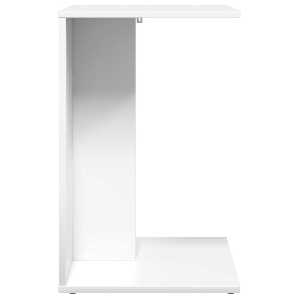 Side Table White 45 x 40 x 62.5 cm Particleboard