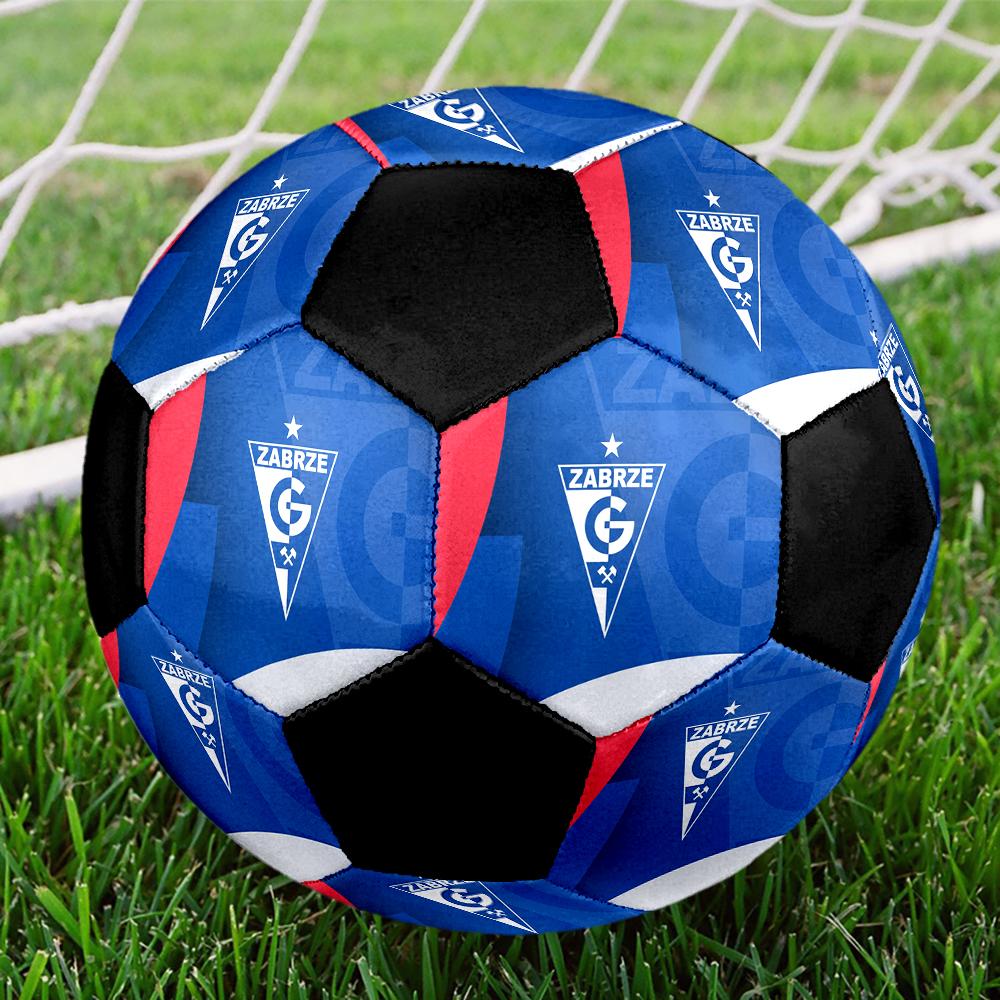 MĂRIME 5 Mingea de Fotbal Górnik Zabrze Colorată Pentru Toate Vârstele Cusută la Mașină PVC Gata de Competiție Durabilă cu Salt Ridicat