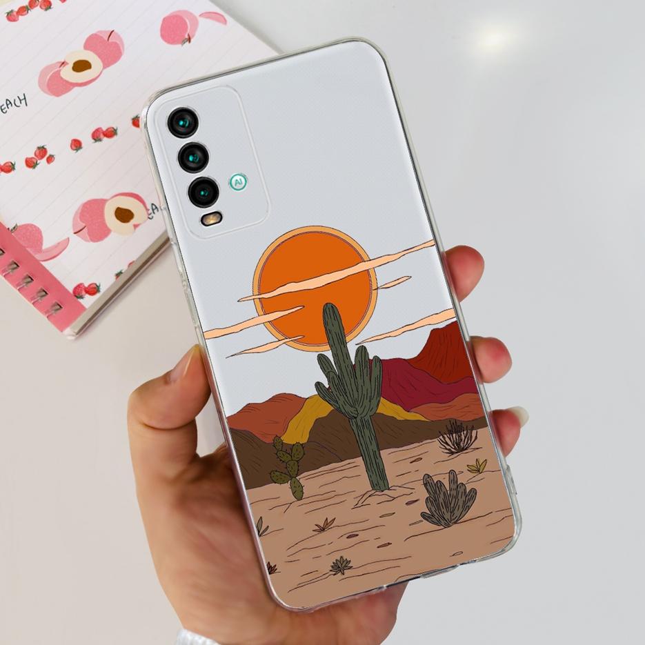 For Xiaomi Redmi 9T Case Cute Fashion Painted Cover Clear Silicone Soft Slim Phone Case For Xiaomi Redmi 9T Redmi9T Fundas Coque
