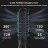 2 In 1 Cool Air Airflow Hair Styler Airflow Ionic Hair Blow Dryer Straight Shot Blow Drying Flat Iron LED Display Hair Styler