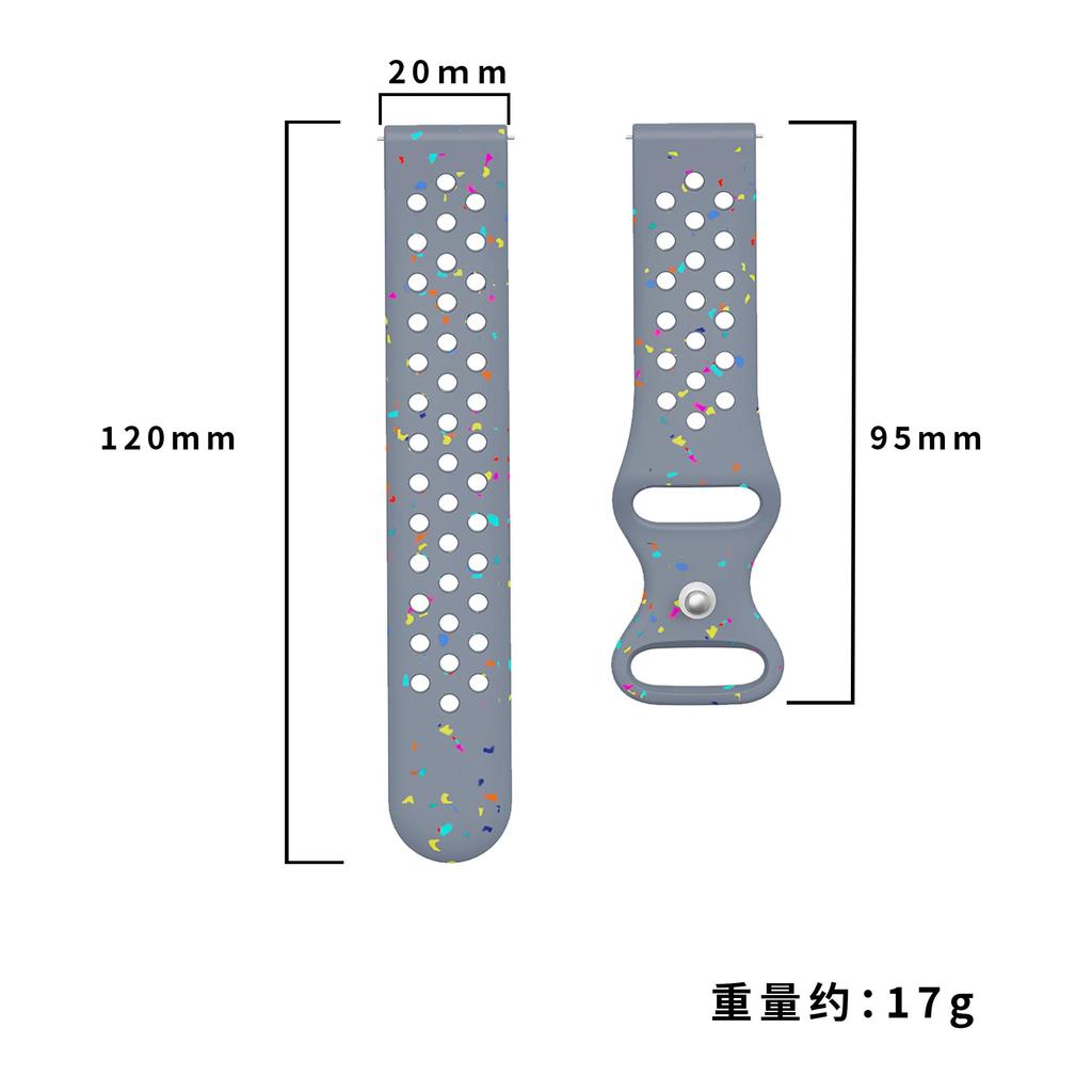 18mm 20mm 22mm Silikonrem för Samsung Galaxy Watch 7 6 5 4 5Pro 6Classic Armband för Huawei Watch GT5 4Pro 3 46mm 18mm Band