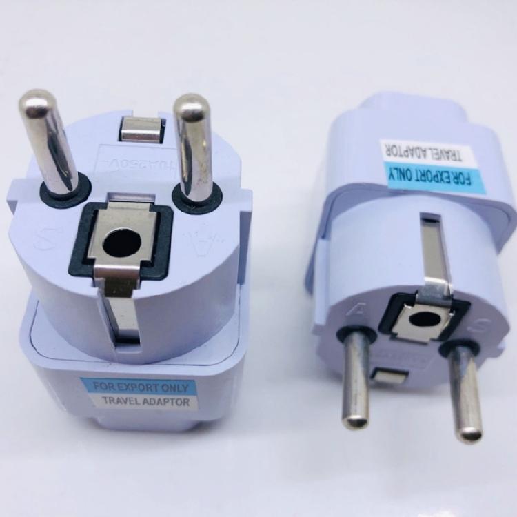 EU to US Adapter Travel Conversion Plug for Travelling Compatibility with Same Port Outlets Across Europe and Asian