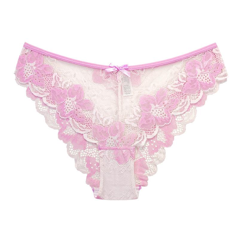 1pcs Women Panties Girls Sexy Lace Underpant Plus Size Pretty Underwear Female Seamless Low Waist Breathable Briefs Female Panty