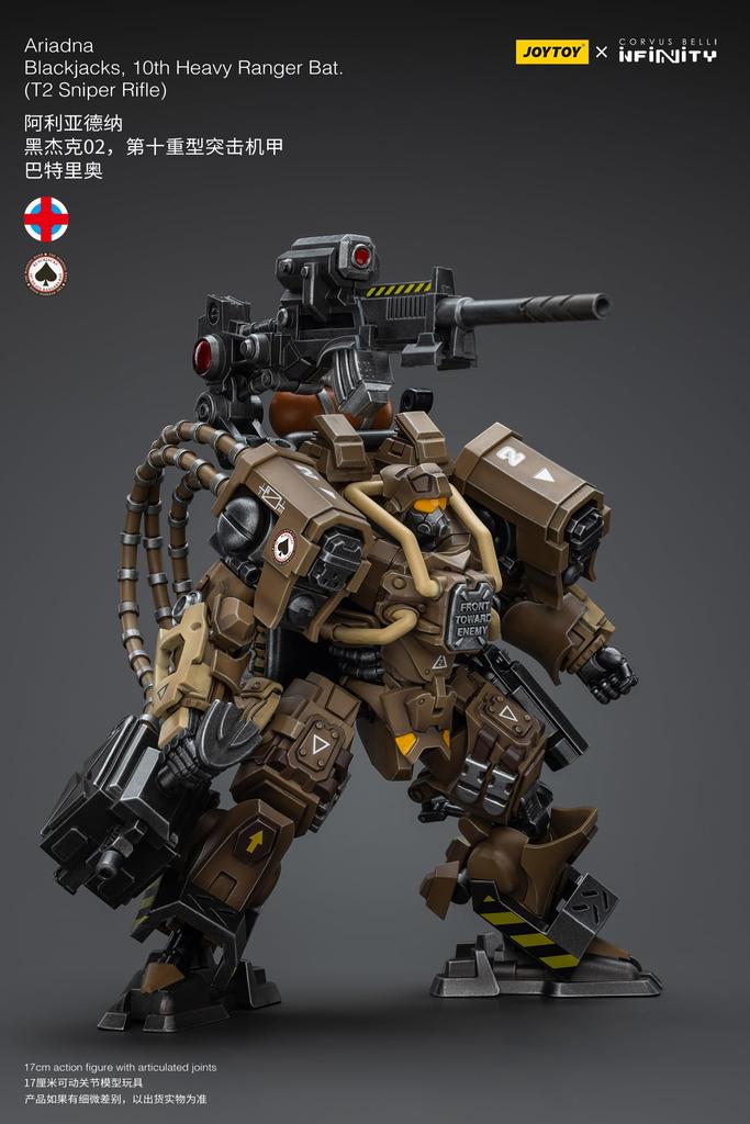 JoyToy Infinity Corbus Belly Ariadna Blackjack 10th Heavy Ranger Bat Sniper Scale Action Figure (T2 Rifle) 118