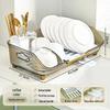 Elegant Kitchen Countertop Dish and Utensil Rack