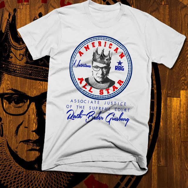 Notorious RBG T-shirt S-3XL, Ruth Bader Ginsburg Supreme Court female Justice L