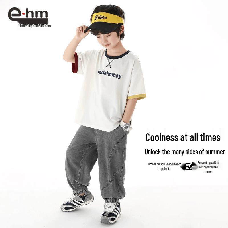 Boys' Summer Tencel Blend Mosquito Repellent Jeans