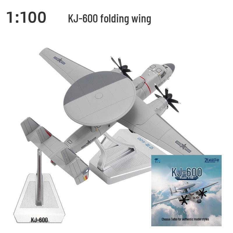 Telbo Kongjing 600 Carrier-borne Early Warning Aircraft Model - KJ200 500 2000, Alloy Military Aircraft Ornament