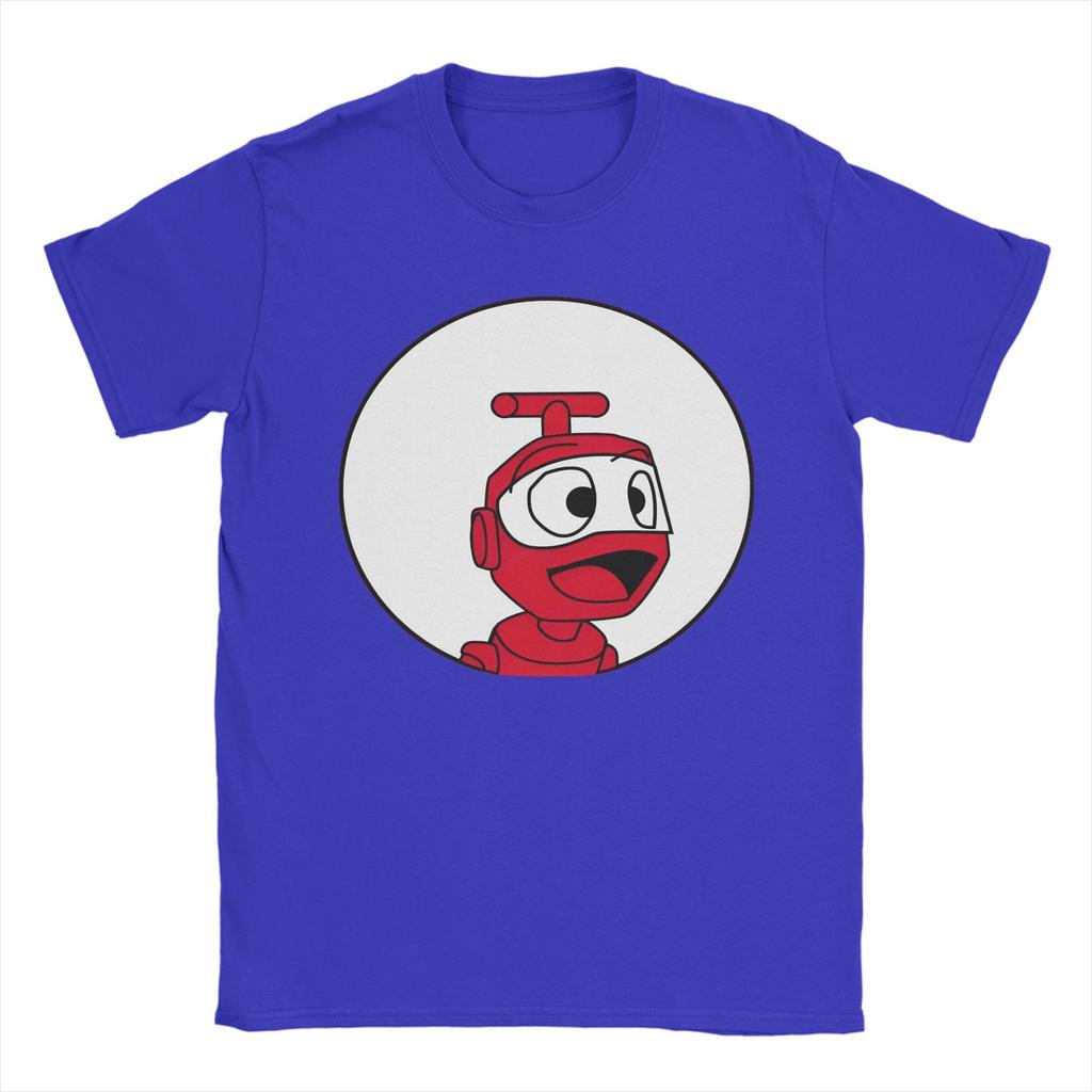 Nono The Little Robot 100 Cotton T Shirt For Men Summer  Vintage T-Shirts Round Neck Hip Hop Tee Shirt Oversize Design Clothing