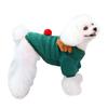 Long-lasting Dog Fleece Clothes Christmas Series Pattern Lovely Thickened Puppy T-shirt Clothes