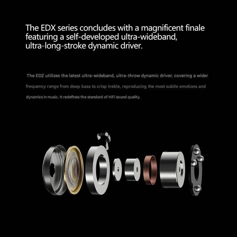 Wide Band Dynamic Driver In Ear Cord Headphones With Replaceable Cable For Audiophiles