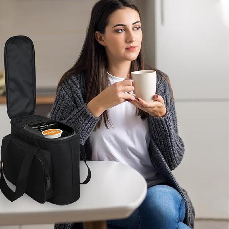 Waterproof and Shockproof Portable Cover for Single Serve Coffee Machines Featuring Thick Cushioning and Sturdy Structure.