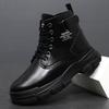 New high-top Martin boots single cotton leather windproof urban cool