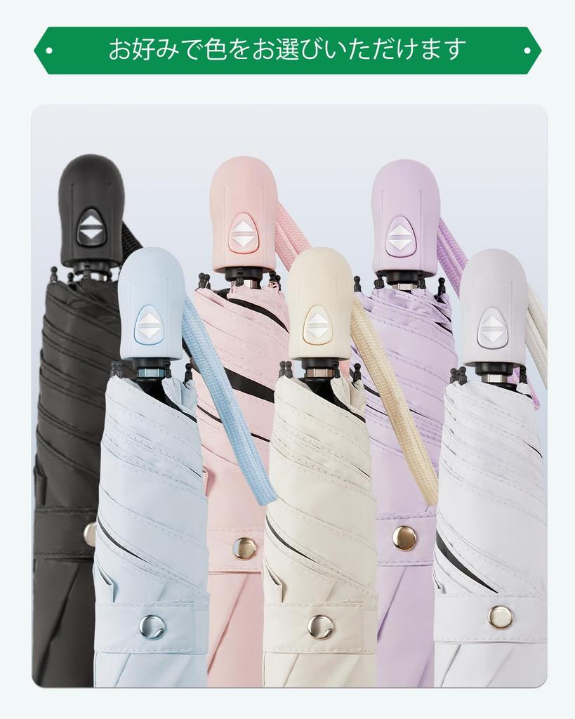 konciwa 199g Folding Parasol with UV Protection and Light Automatic Full Suitable for Sun and Folding Parasol for Women and UV Windproof and Perfect