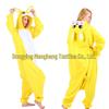 White Rabbit Cartoon Hooded Onesie Pajamas - Long Sleeve for Autumn/Winter, Couples' Home & Performance Wear.