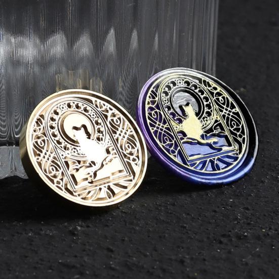 Wax Stamp Head Exquisite Clear Texture Multi Patterns DIY Alloy Rose Butterfly Envelope Invitation Wax Seal Head Wedding Supply