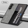 Sheepskin Leather Case for Samsung Galaxy Z Fold8 Fold7 Fold6 Fold5 Fold4 Fold3 Fold 8 7 6 5 4 3 5G TPU Soft Frame Protect Shell
