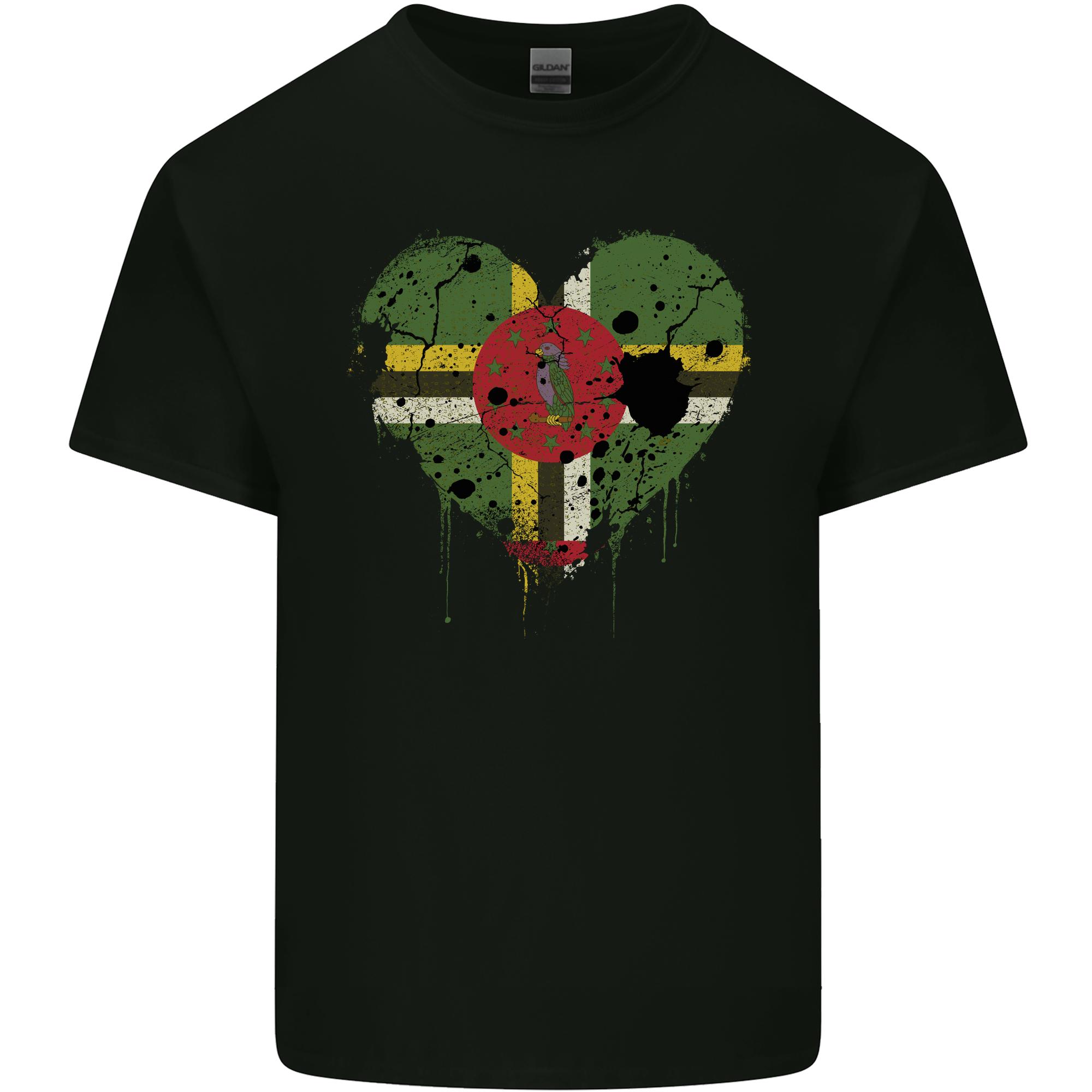 Love Dominica Flag Dominican Day Football Unisexs Light Cotton TShirt S