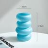 1PC Plastic Spiral Decorative Vase Scandinavian Flower Arrangement Kitchen Living Room Bedroom Home Wedding Decoration Ornament