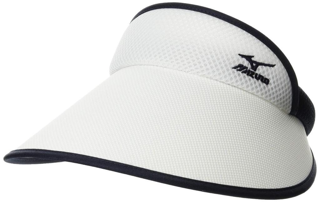 Mizuno Lifestyle Apparel UV Air Mesh Visor C2JW0354 White Free Size Women's