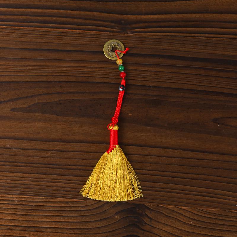 2026 Auspicious Flower Bouquet Broom Ornament for Chinese New Year DIY Decoration
