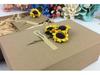 Sunflower Paper Flower DIY Gift Box Decoration for Weddings, Candy Boxes, and Accessories - Small Floral Accents.