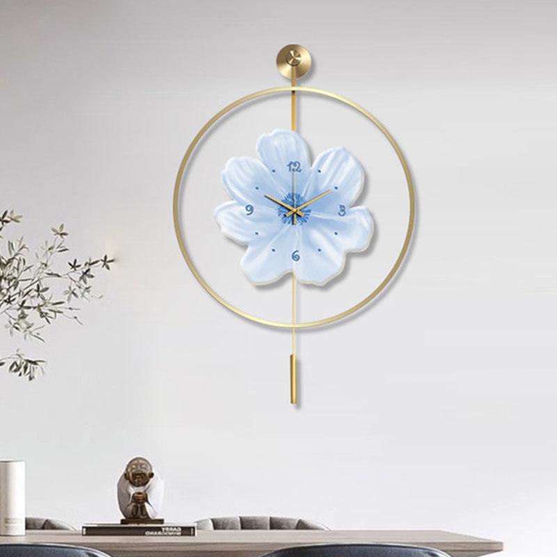 Bedrooms Metal Wall Art Wall Watch Interior Simple Fashion Round Nordic Wall Clocks Modern Aesthetic Wanduhr Home Decoration