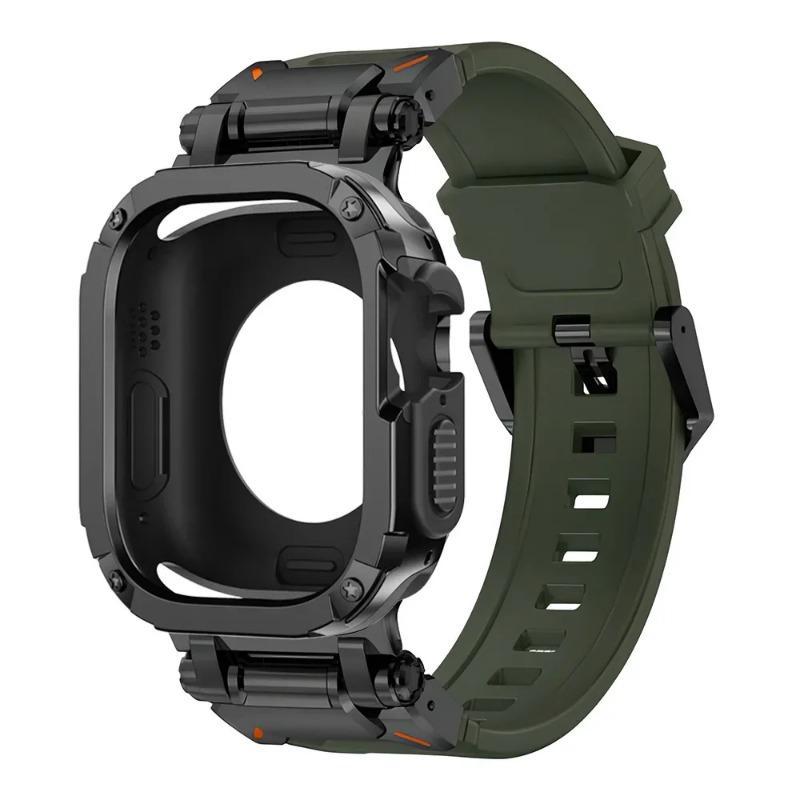Silicone Strap+Case Waterproof For Apple Watch