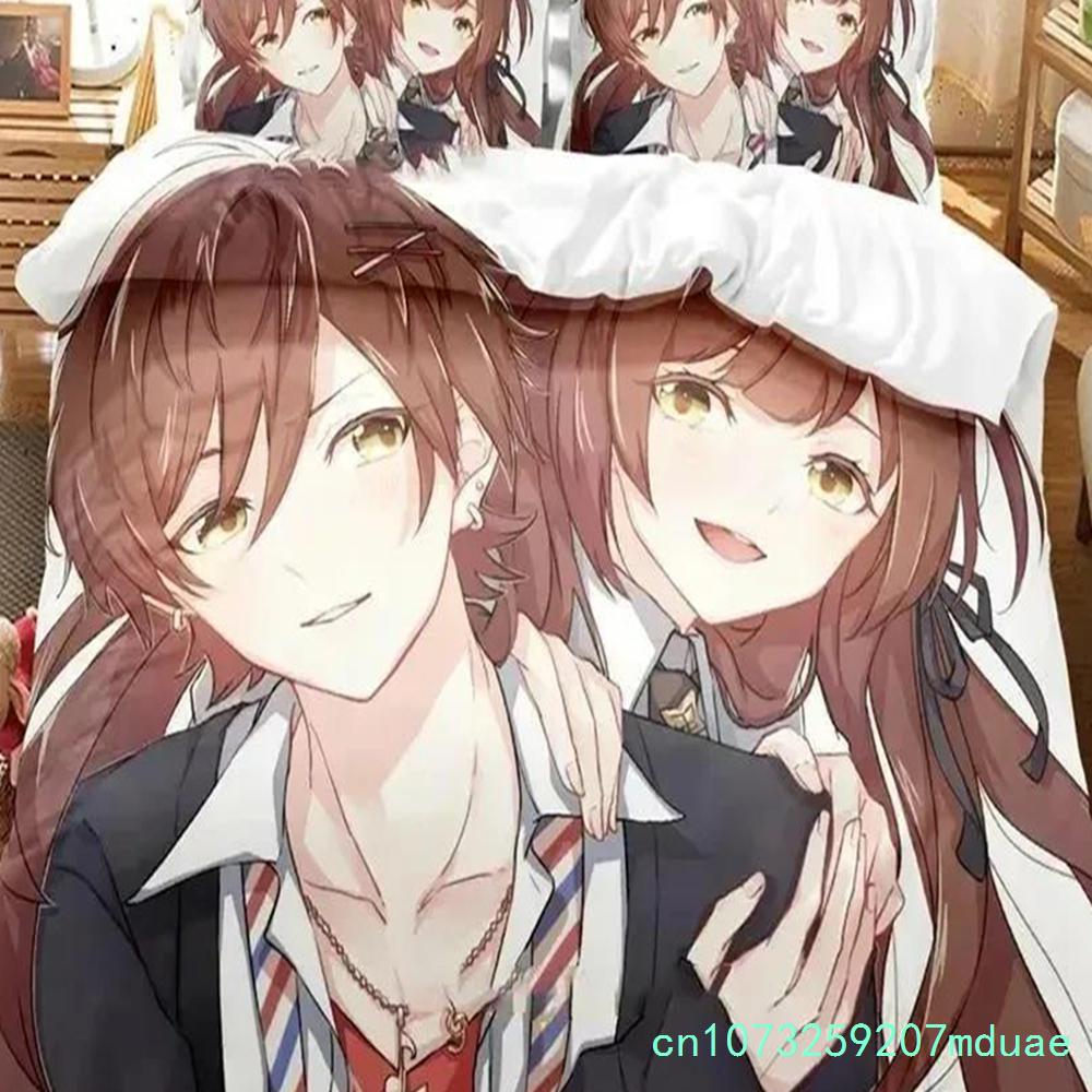 New Print Anime Game Collar X Malice Bedding Set Duvet Cover Bed Set Quilt Cover Pillowcase Comforter King Queen Size Boys Adult