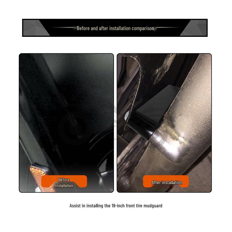 19-Inch Front Fender Mounting Kit for Harley Touring Motorcycle Accessories
