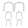 154 23 Radiator Hose Clip Replacement Parts, Metal Retaining Spring Clips for E39 E38 E60 E90 Vehicle Cooling System Use Tasks
