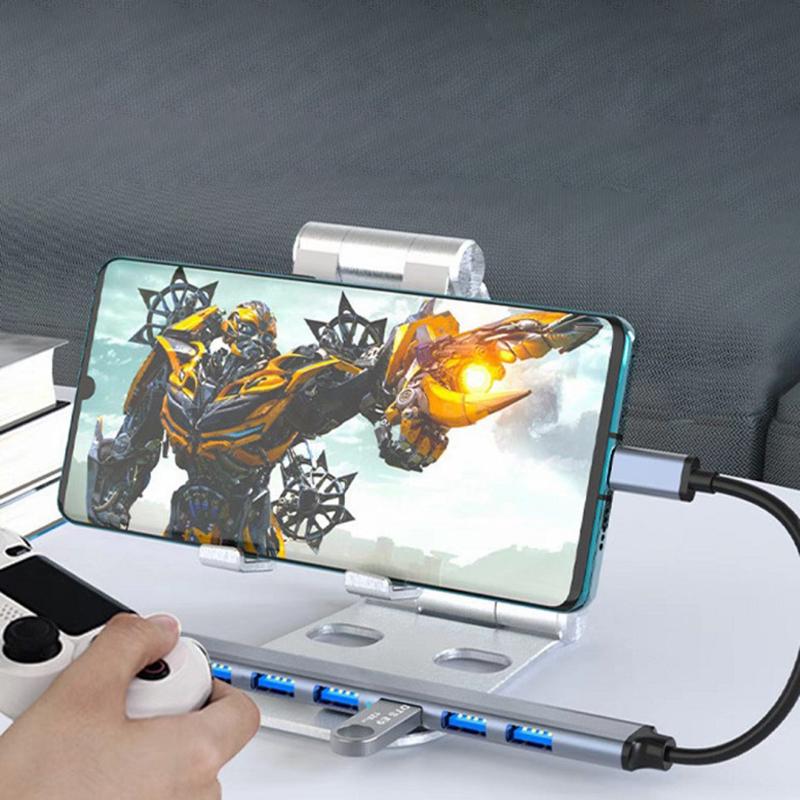 7 Ports USB 3.0 HUB Type C Extender USB Cable Splitter for Tablet Keyboard Mouse USB Disk Aluminum Phone USB Extend Adapter