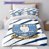 Sheffield Wednesday Football Club Pattern Bedding,Quilt Set Quilt Cover Pillowcase Home Birthday Gift (1 * duvet cover + 2 * pillowcase, without core)