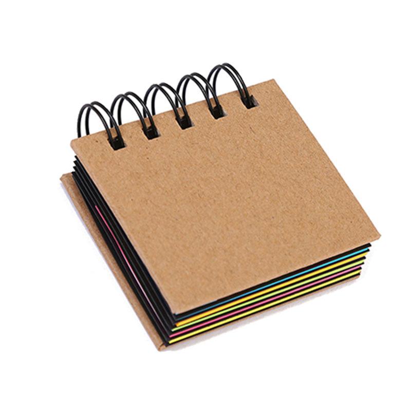 

Профессиональный набор крафтовых клейких заметок - 85x80 мм клейкие блокноты для заметок с цветными индексными вкладками, канцелярские товары для офиса и школы