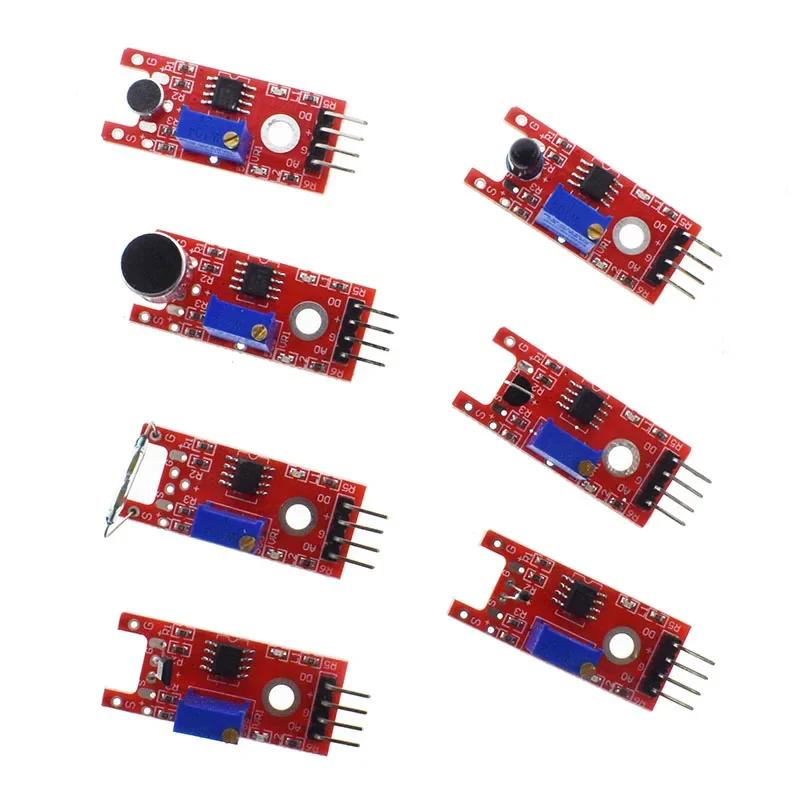 45 v 1 Moduly senzorů 16 druhů Startovací sada pro Arduino Raspberry Pi , Lepší než 37 v 1 s krabičkou DIY UNO R3 MEGA2560