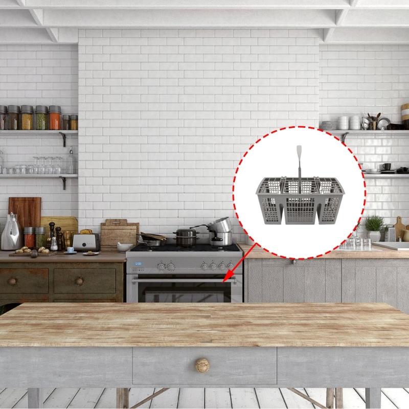 Multifuntional Dishwasher Utensil Container Plastic Cutlery Holder for Dishwasher of Various Small Kitchen Gadget