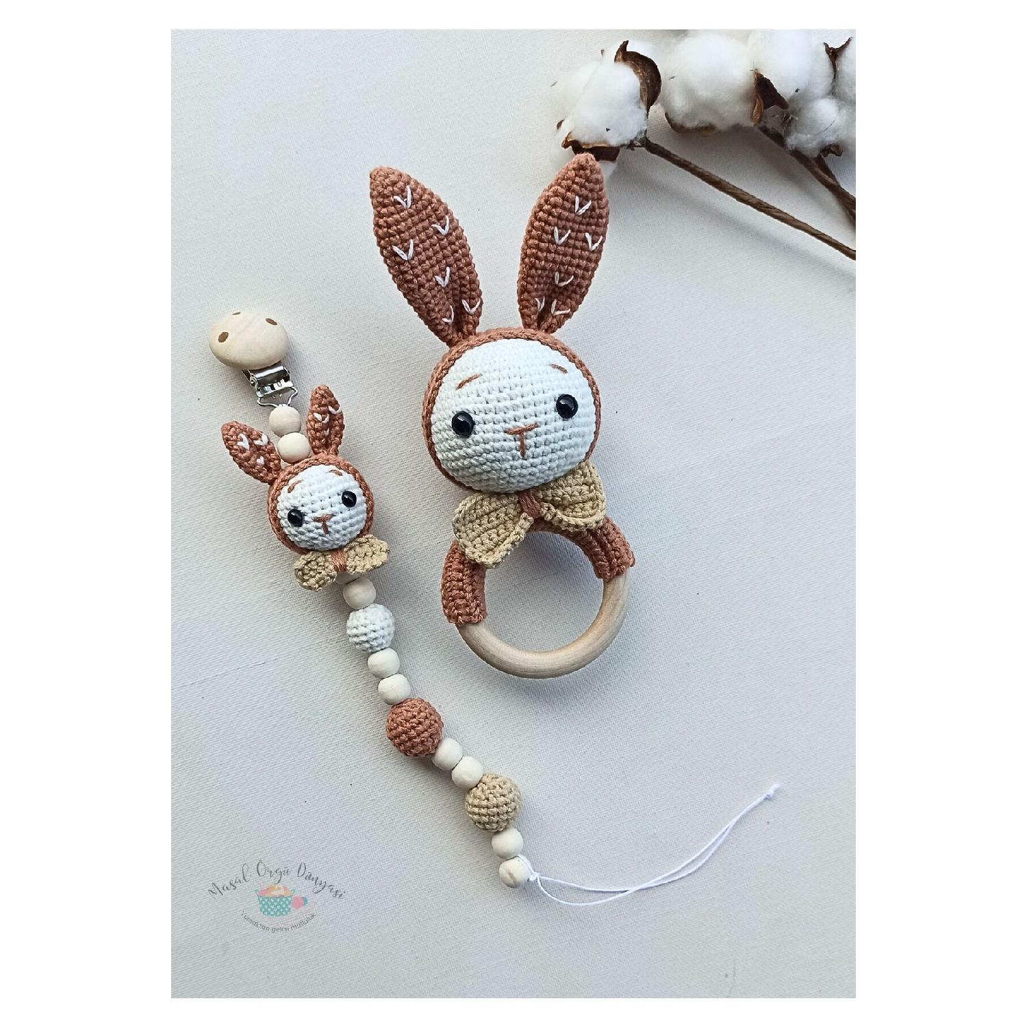 

Прорезыватель для кроликов амигуруми