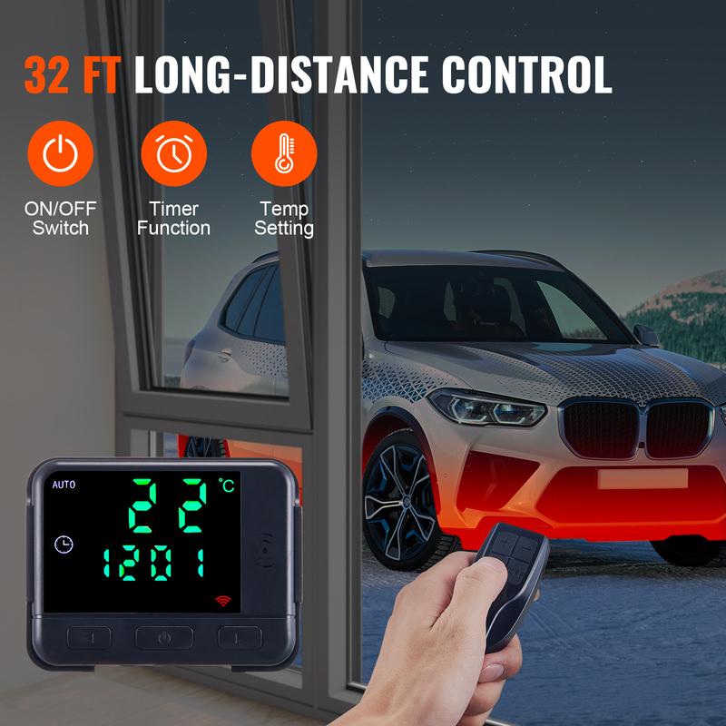 SucceBuy 2/5/8KW Car Heater Diesel Air Heater 12V With Low Noise Remote Control Truck Boat Bus Trailer Air Diesel Parking Heater