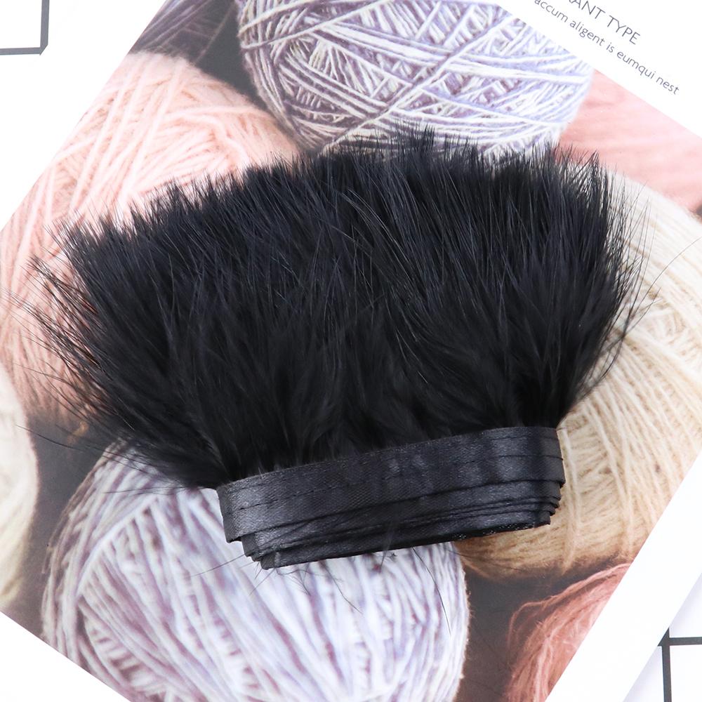 10 Meter Flauschig Weiche Truthahnfedern Besatz Fransen Gefärbtes Buntes Band Kleid Kleidung Nähzubehör Dekoration Feder Handwerk