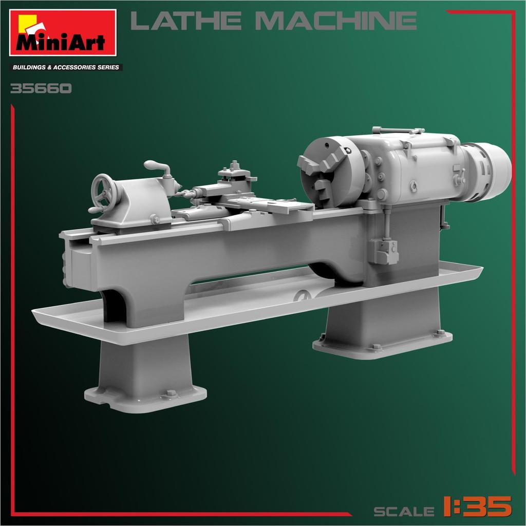 Miniart 1/35 Lathe Plastic Model MA35660